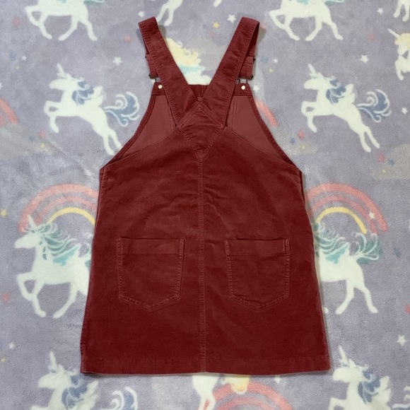 Forever 21 Mauve Pink Corduroy Overall Dress - Picture 3 of 6